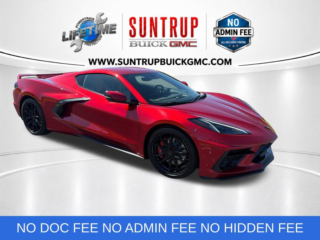 Used 2024 Chevrolet Corvette Stingray Preferred Cpe w/ Z51 Performance Package RWD image 8