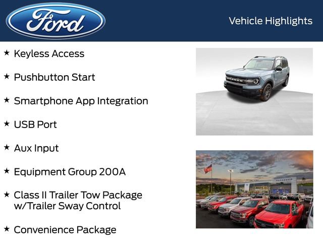 Used 2022 Ford Bronco Sport Big Bend w/ Convenience Package AWD/4WD image 9