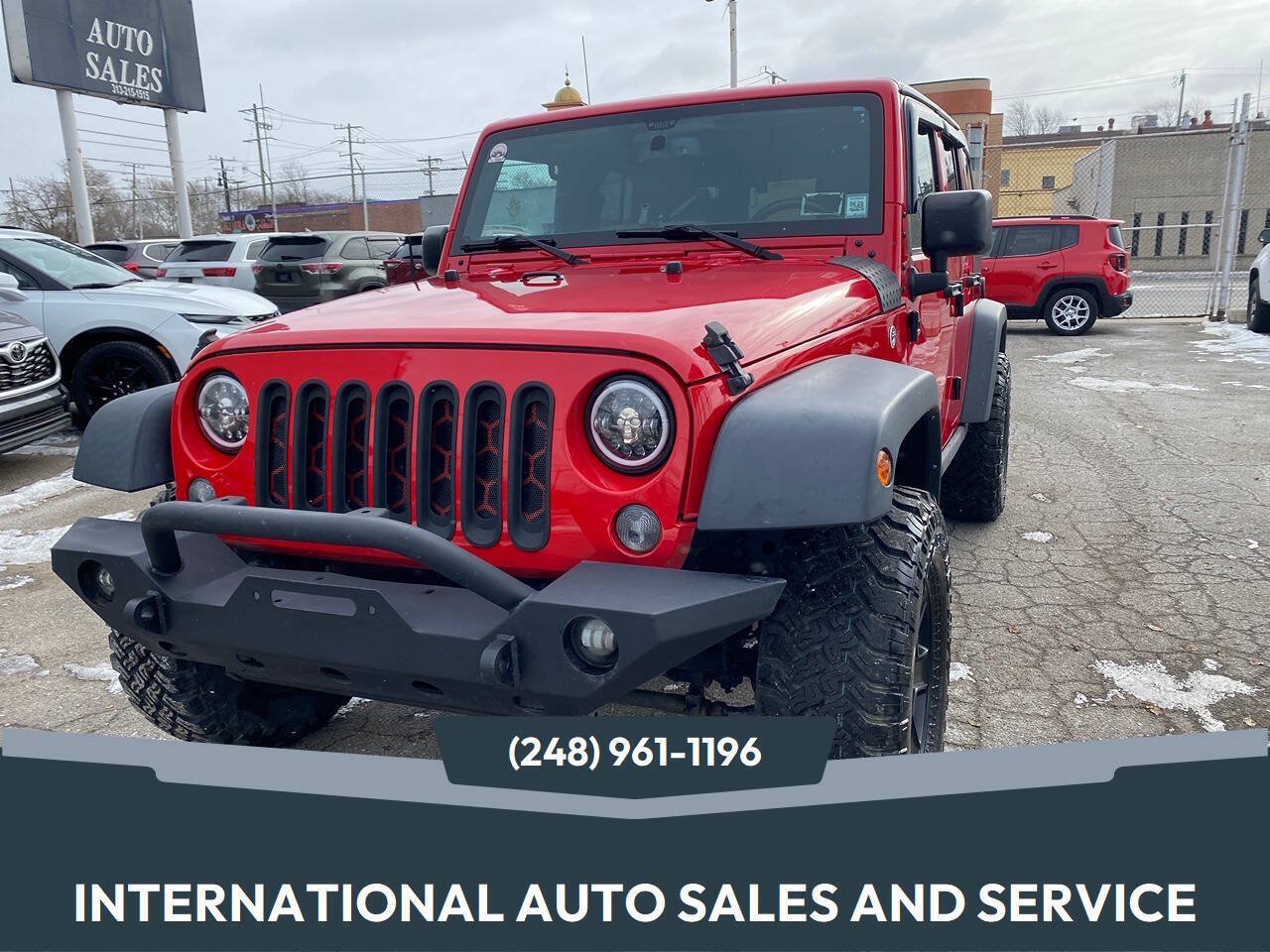 Used 2016 Jeep Wrangler Unlimited Sport w/ Quick Order Package 24S AWD/4WD image 1