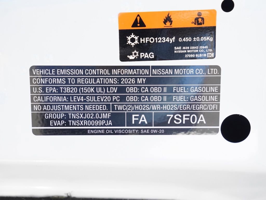 New 2026 Nissan Sentra SV FWD image 26