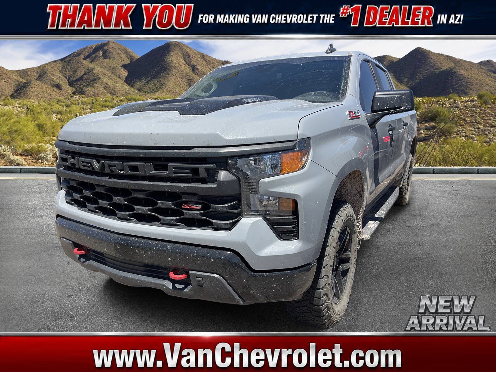 Certified 2025 Chevrolet Silverado 1500 Custom Trail Boss AWD/4WD image 1