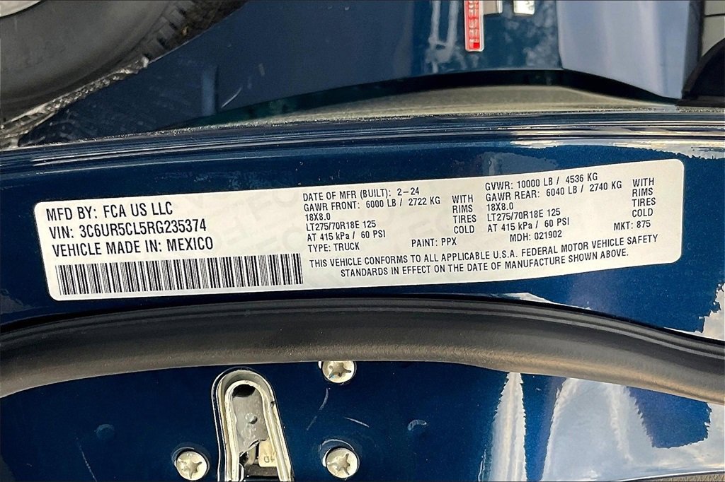 New 2024 RAM 2500 Tradesman w/ Chrome Appearance Group image 13