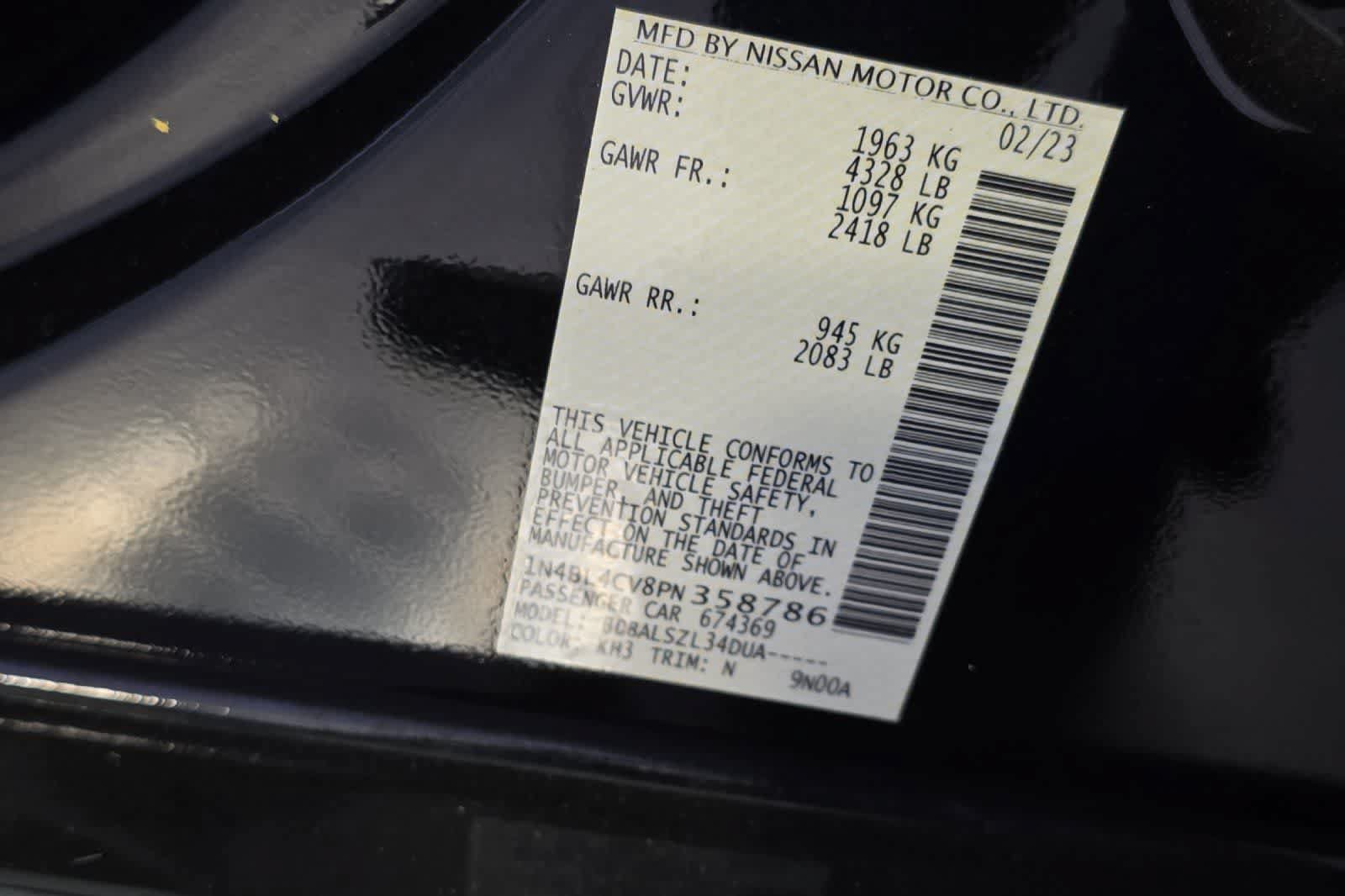 Used 2023 Nissan Altima 2.5 SR FWD image 25