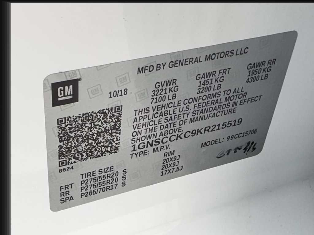 Used 2019 Chevrolet Tahoe Premier RWD image 59