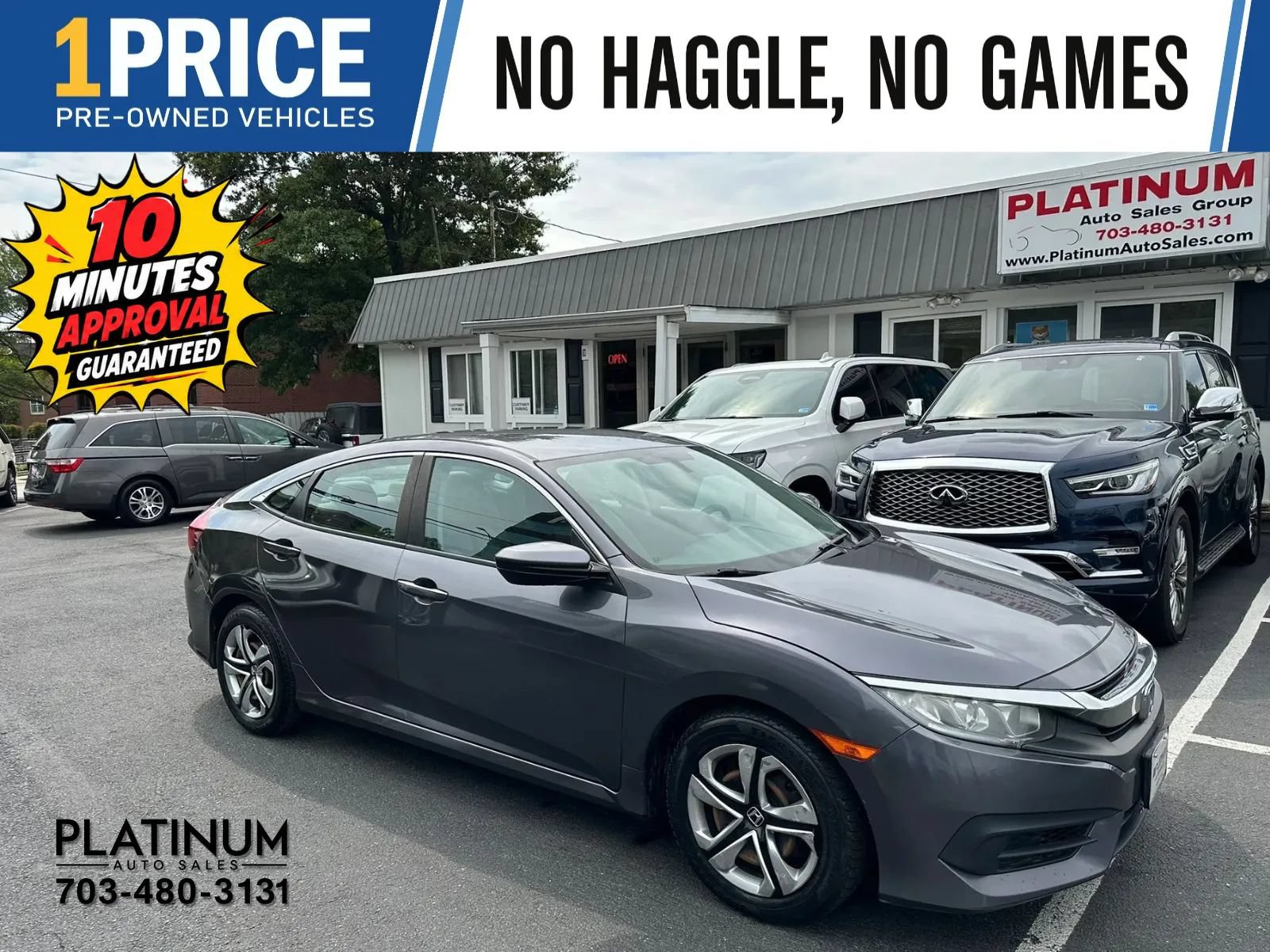 Used 2017 Honda Civic LX image 1