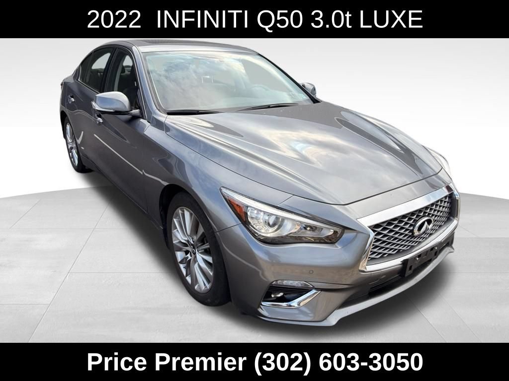 Used 2022 INFINITI Q50 Luxe w/ Cargo Package
