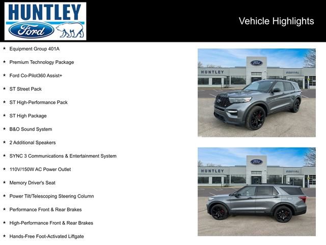 Used 2022 Ford Explorer ST w/ Equipment Group 401A image 2