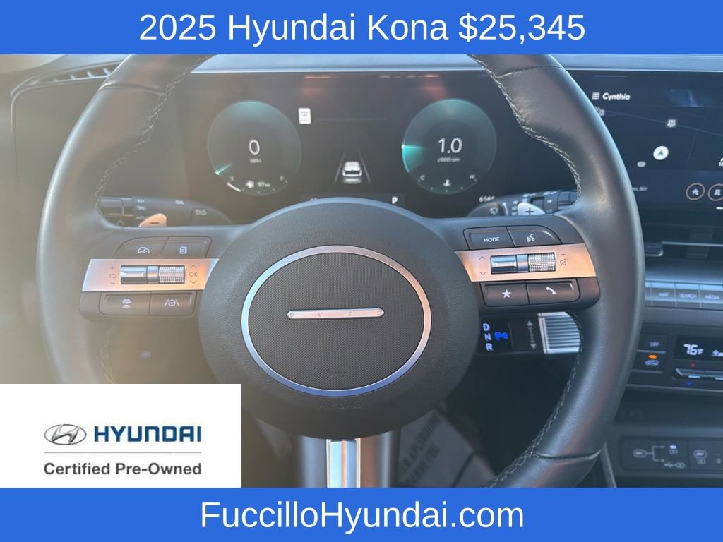 Certified 2025 Hyundai Kona SEL image 15