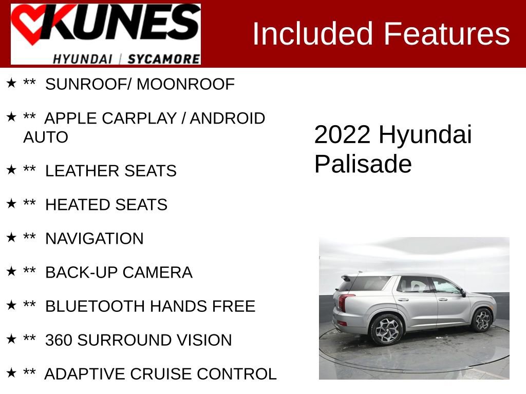 Used 2022 Hyundai Palisade Calligraphy image 2