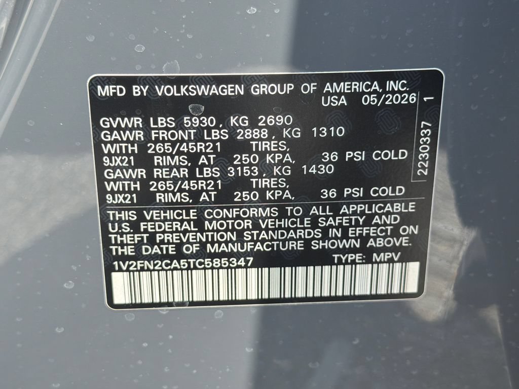 New 2026 Volkswagen Atlas SEL Premium R-Line AWD/4WD image 32