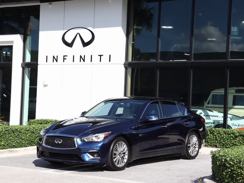 Certified 2022 INFINITI Q50 Luxe w/ Cargo Package