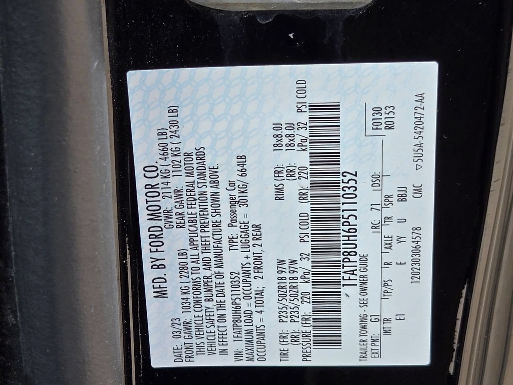 Used 2023 Ford Mustang Premium RWD image 23