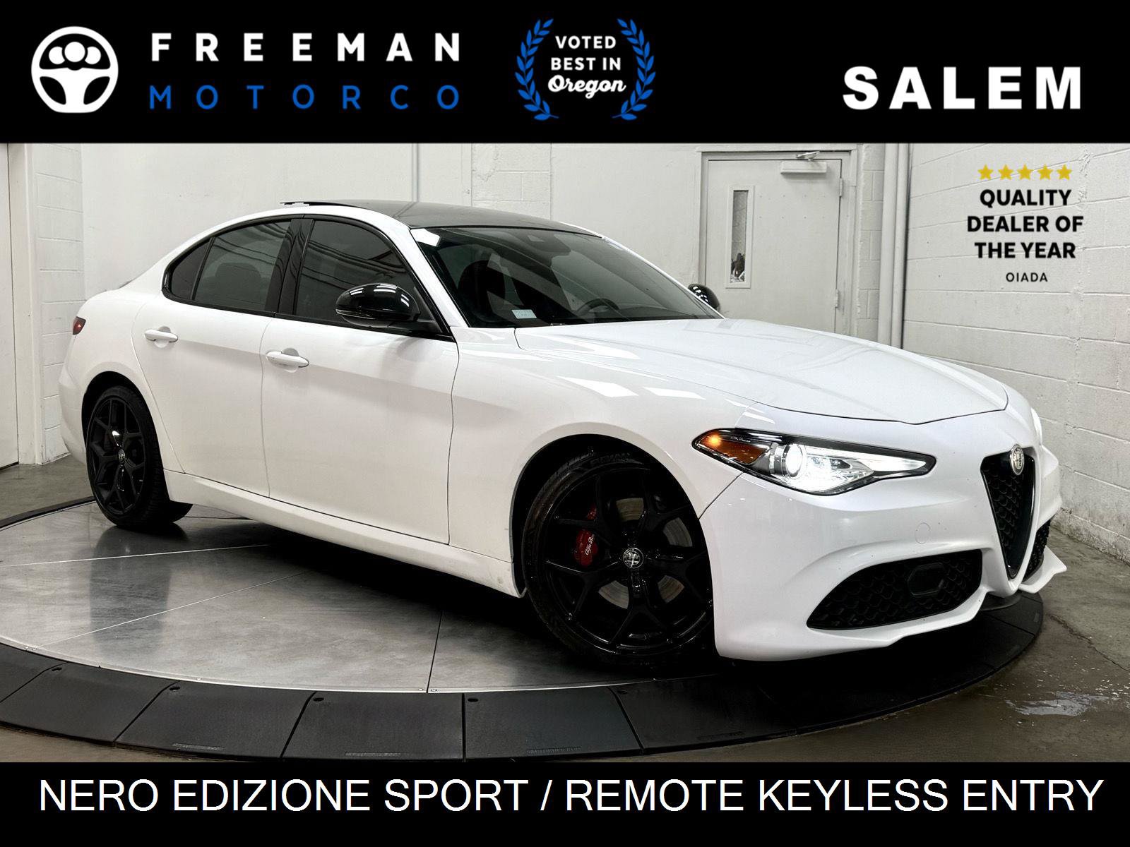 Used 2020 Alfa Romeo Giulia w/ Quick Order Package 22K Sport RWD image 1
