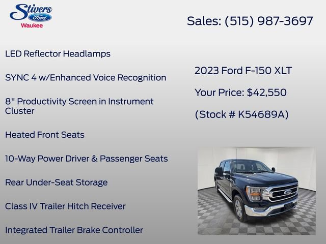 Certified 2023 Ford F150 XLT w/ Equipment Group 302A High image 15