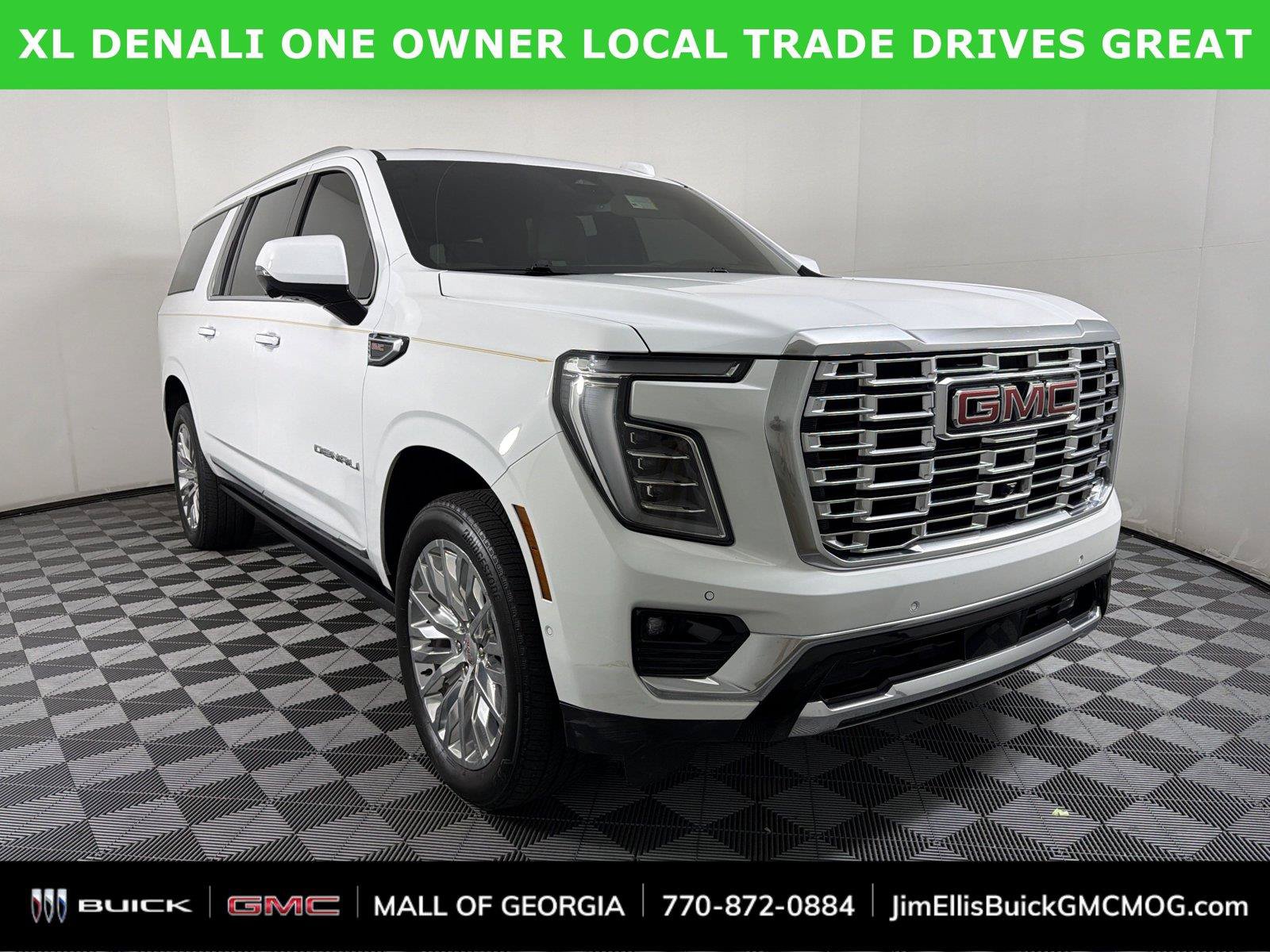 Used 2025 GMC Yukon XL Denali w/ Sun & Power Step Package RWD image 1