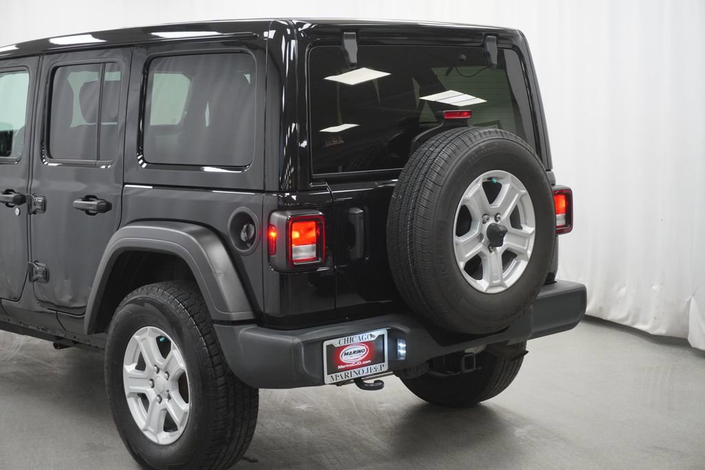 Certified 2021 Jeep Wrangler Unlimited Sport w/ Sun And Sound Package AWD/4WD image 13