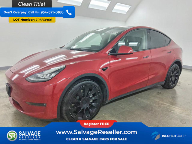 Used 2022 Tesla Model Y Long Range AWD/4WD image 1