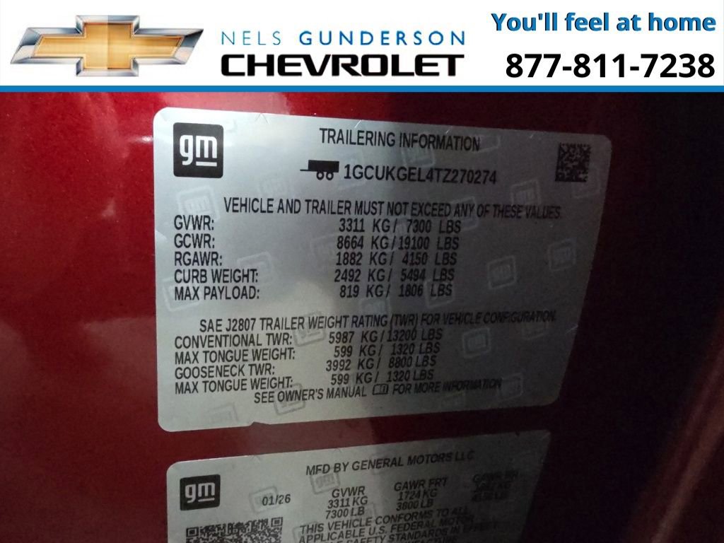 New 2026 Chevrolet Silverado 1500 LTZ w/ Technology Package image 37