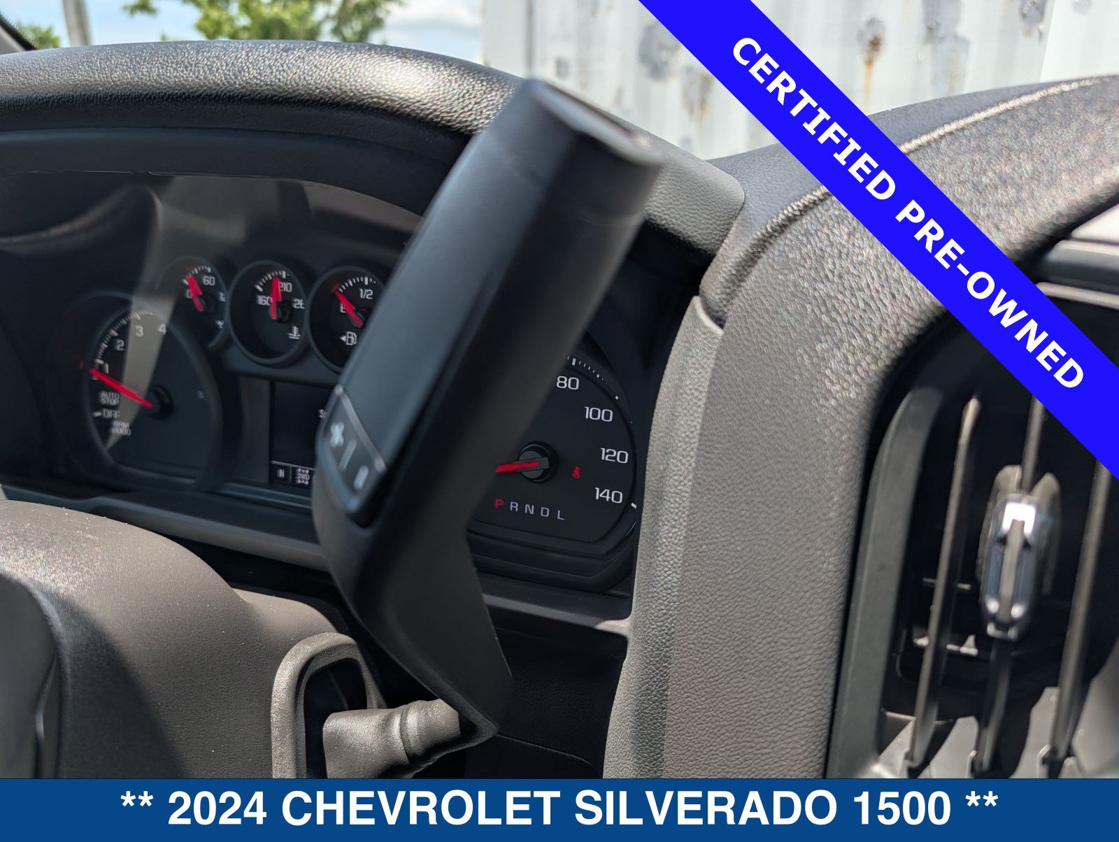 Used 2024 Chevrolet Silverado 1500 Custom w/ Turbomax Blackout Package AWD/4WD image 32