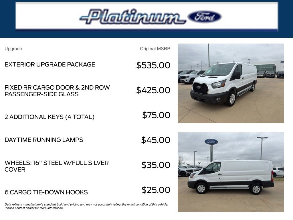 Used 2024 Ford Transit 250 Low Roof w/ Exterior Upgrade Package image 11