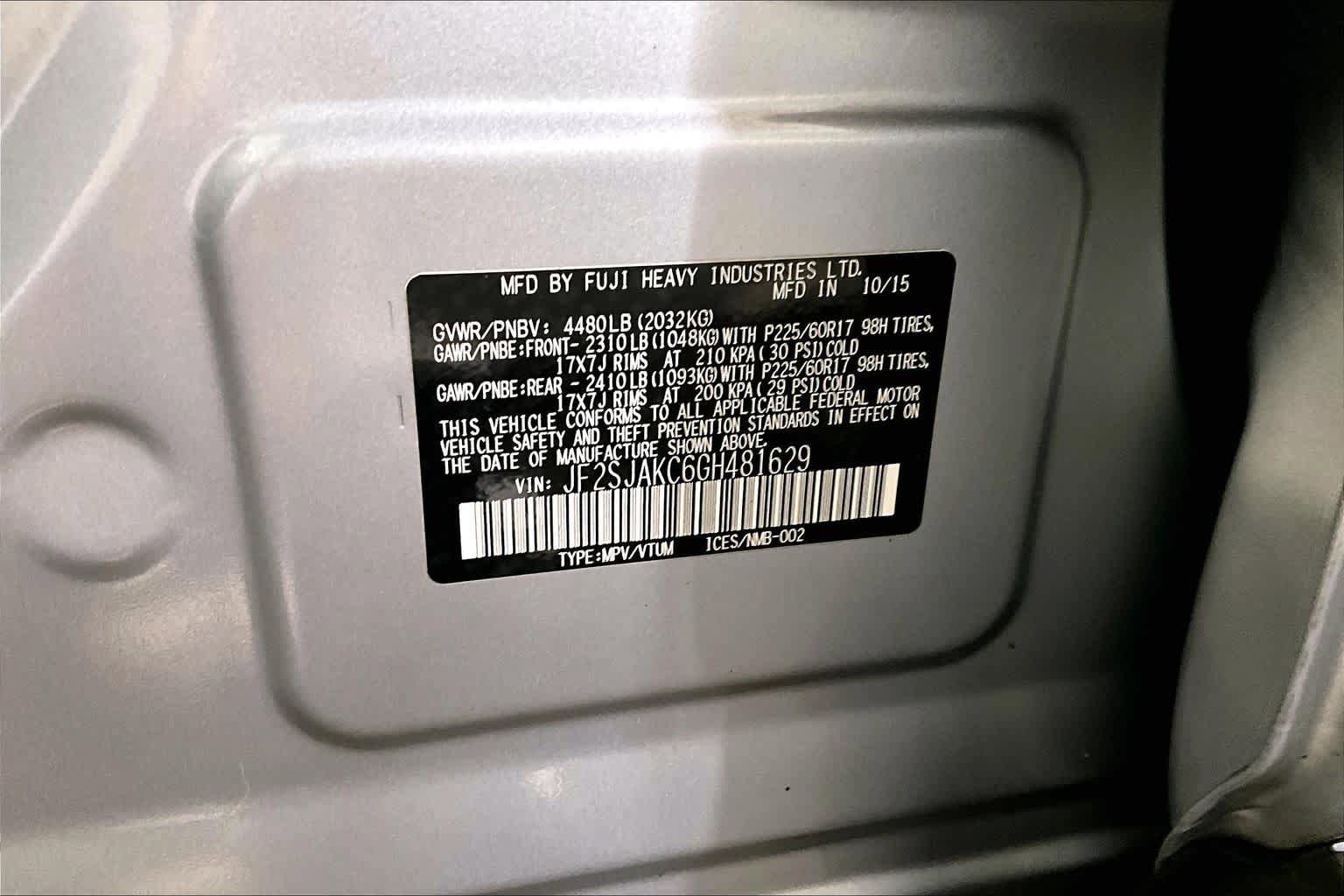 Used 2016 Subaru Forester 2.5i Limited AWD/4WD image 34