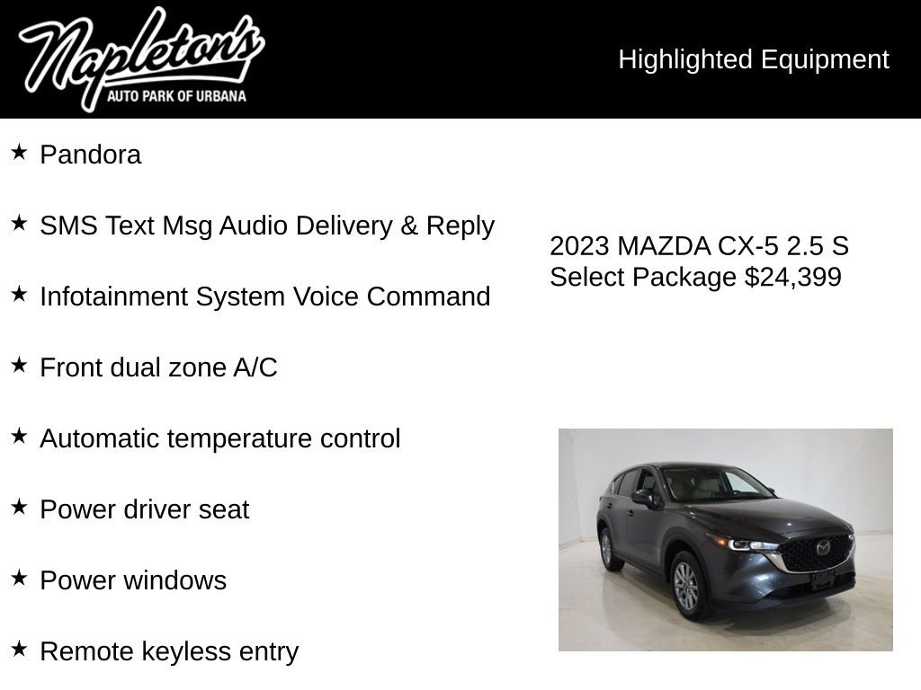 Used 2023 MAZDA CX-5 AWD 2.5 S w/ Select Package image 15