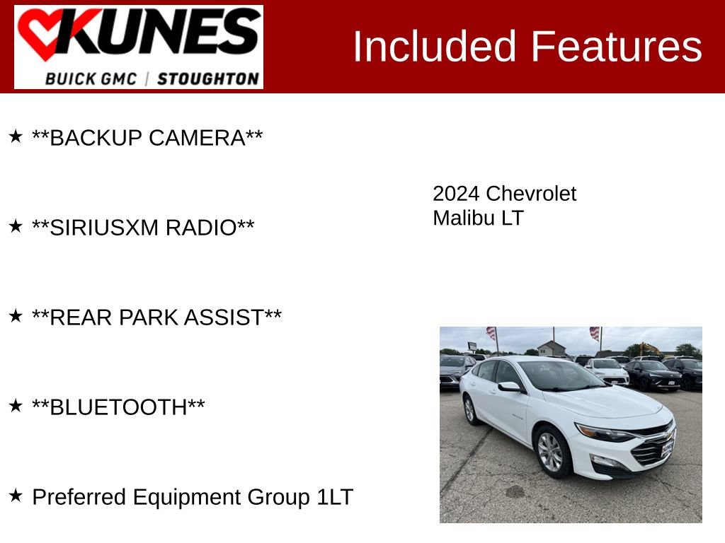 Used 2024 Chevrolet Malibu LT FWD image 2