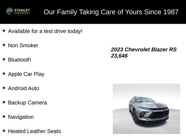 Used 2023 Chevrolet Blazer RS w/ LPO, Floor Liner Package image 9