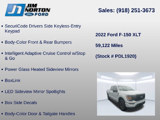 Used 2022 Ford F150 XLT w/ Equipment Group 302A High AWD/4WD image 18