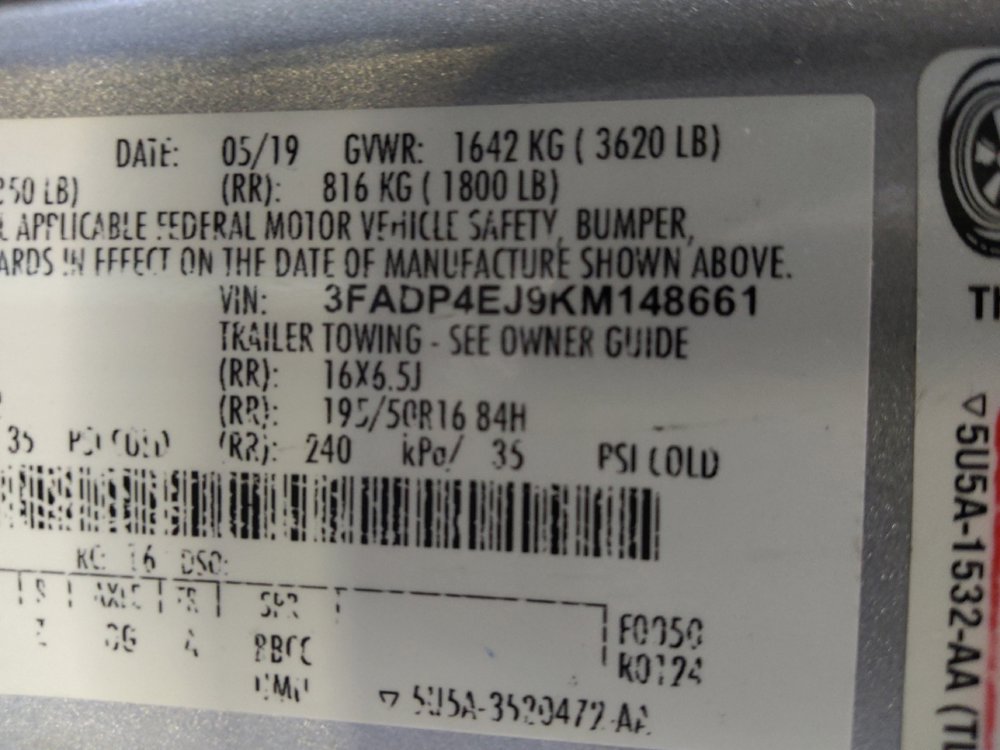 Used 2019 Ford Fiesta SE w/ Equipment Group 201A FWD image 33