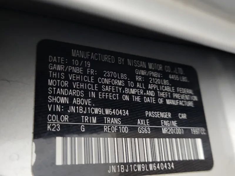 Used 2020 Nissan Rogue Sport S AWD/4WD image 16