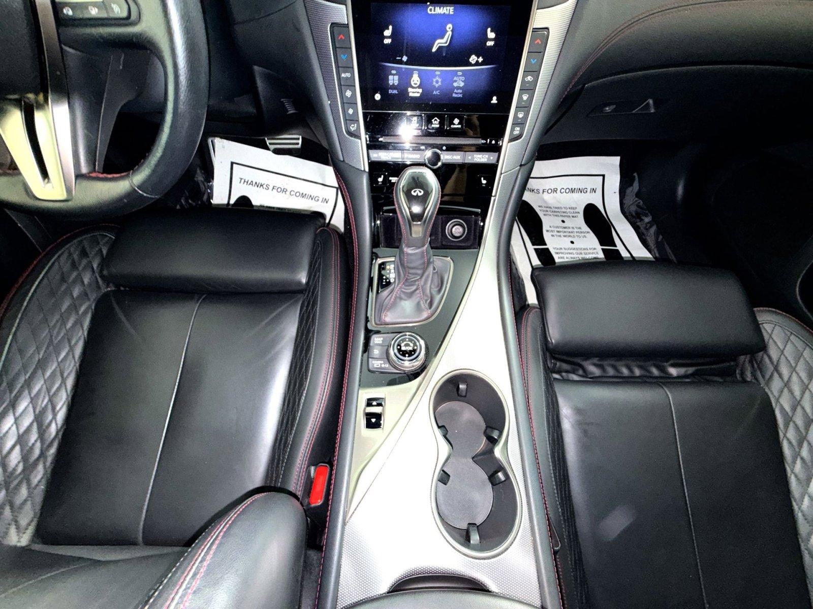 Used 2018 INFINITI Q50 Red Sport 400 w/ Sensory Package (Sport) AWD/4WD image 22