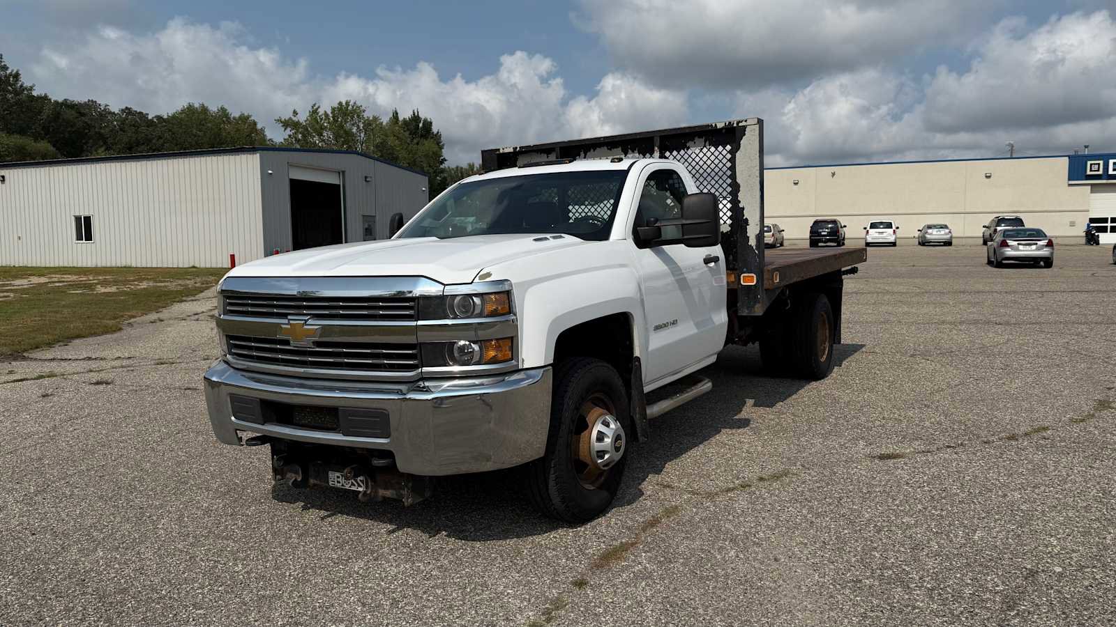 Used 2015 Chevrolet Silverado 3500 W/T w/ Snow Plow Prep Package