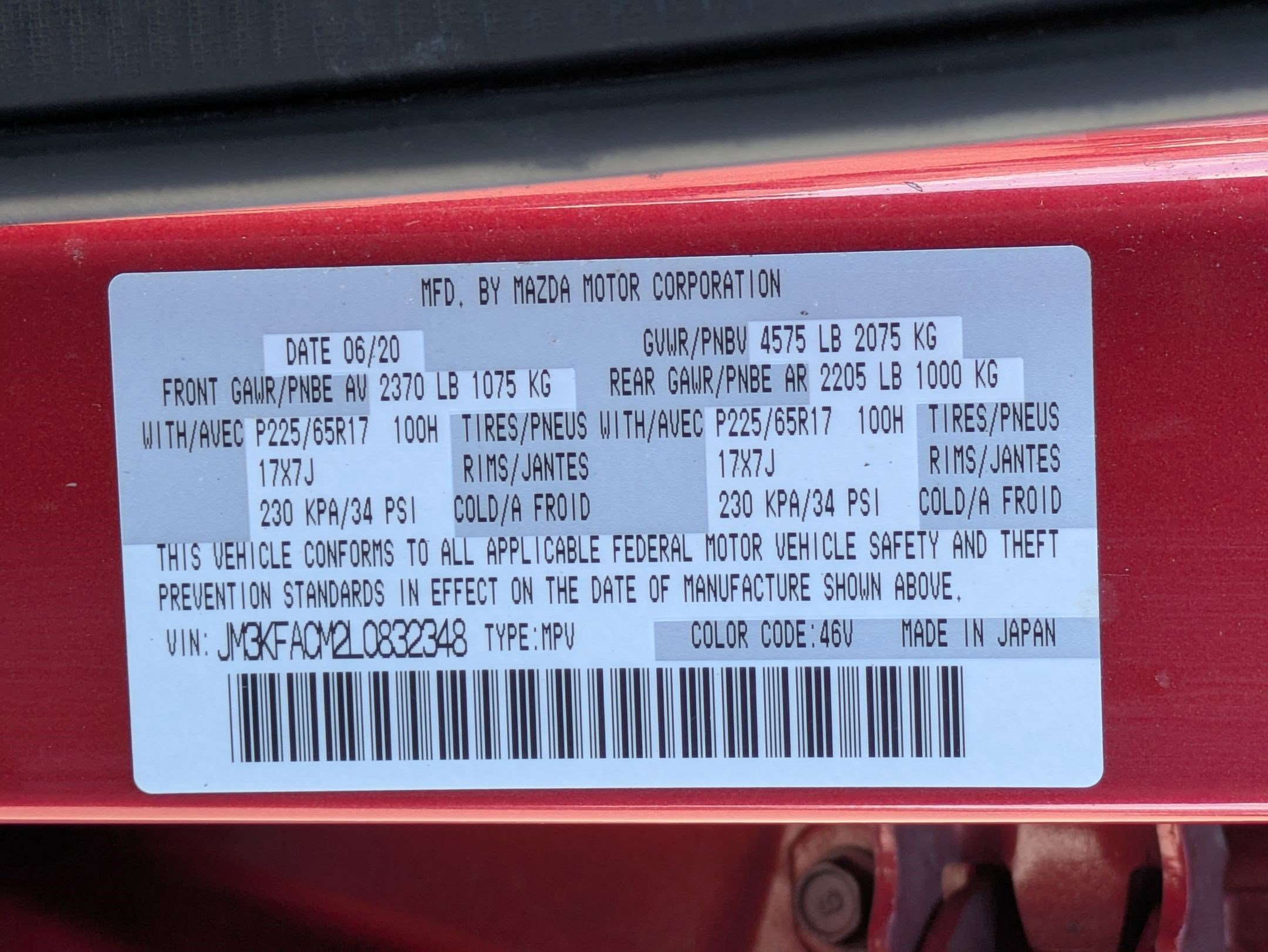 Used 2020 MAZDA CX-5 Touring FWD image 33