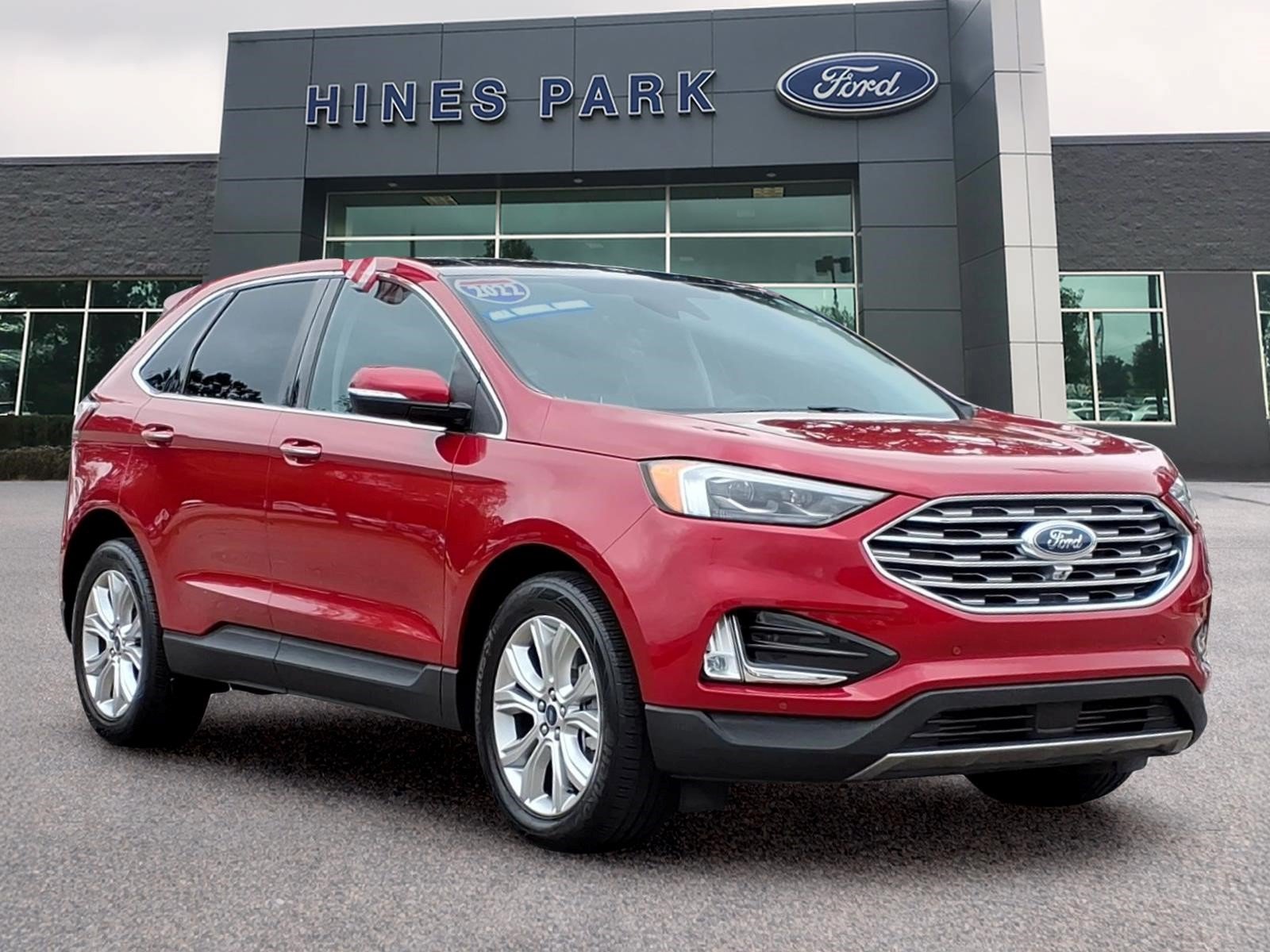 Certified 2022 Ford Edge Titanium w/ Equipment Group 301A AWD/4WD image 1
