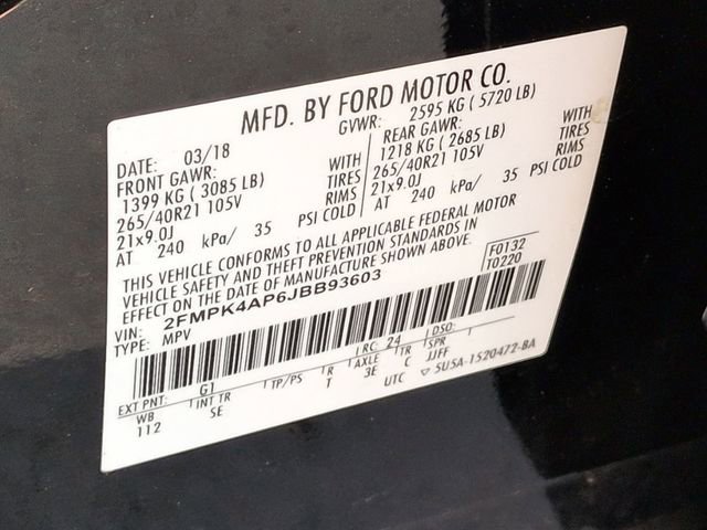 Used 2018 Ford Edge Sport w/ Equipment Group 401A image 34