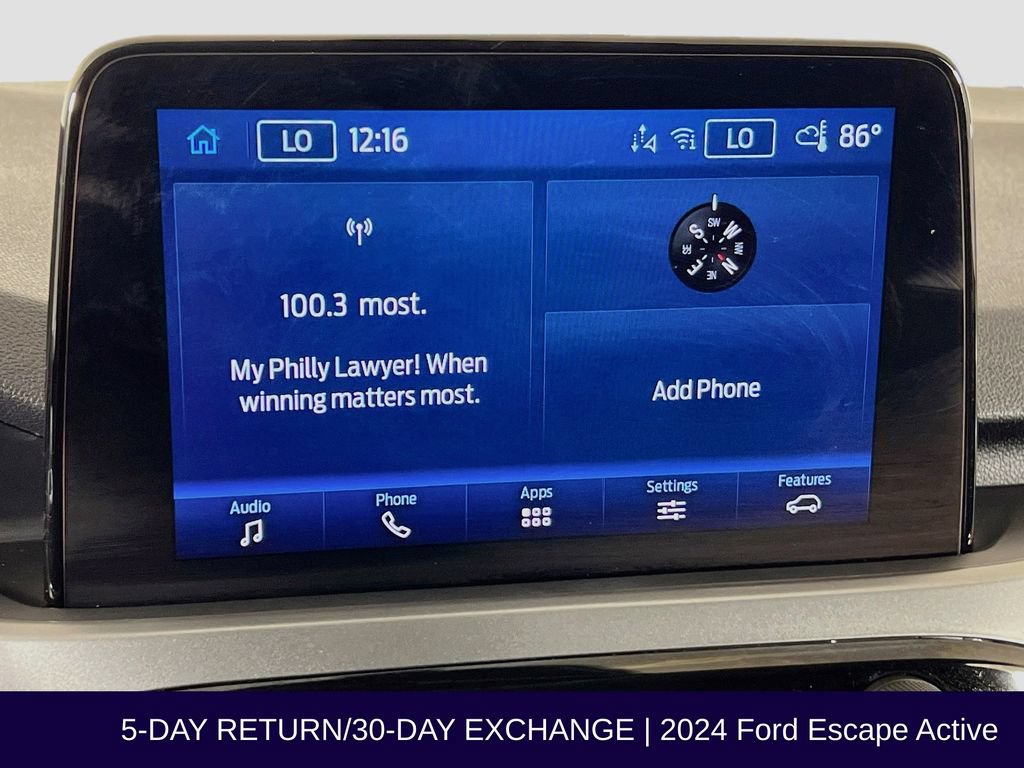 Certified 2024 Ford Escape Active FWD image 18
