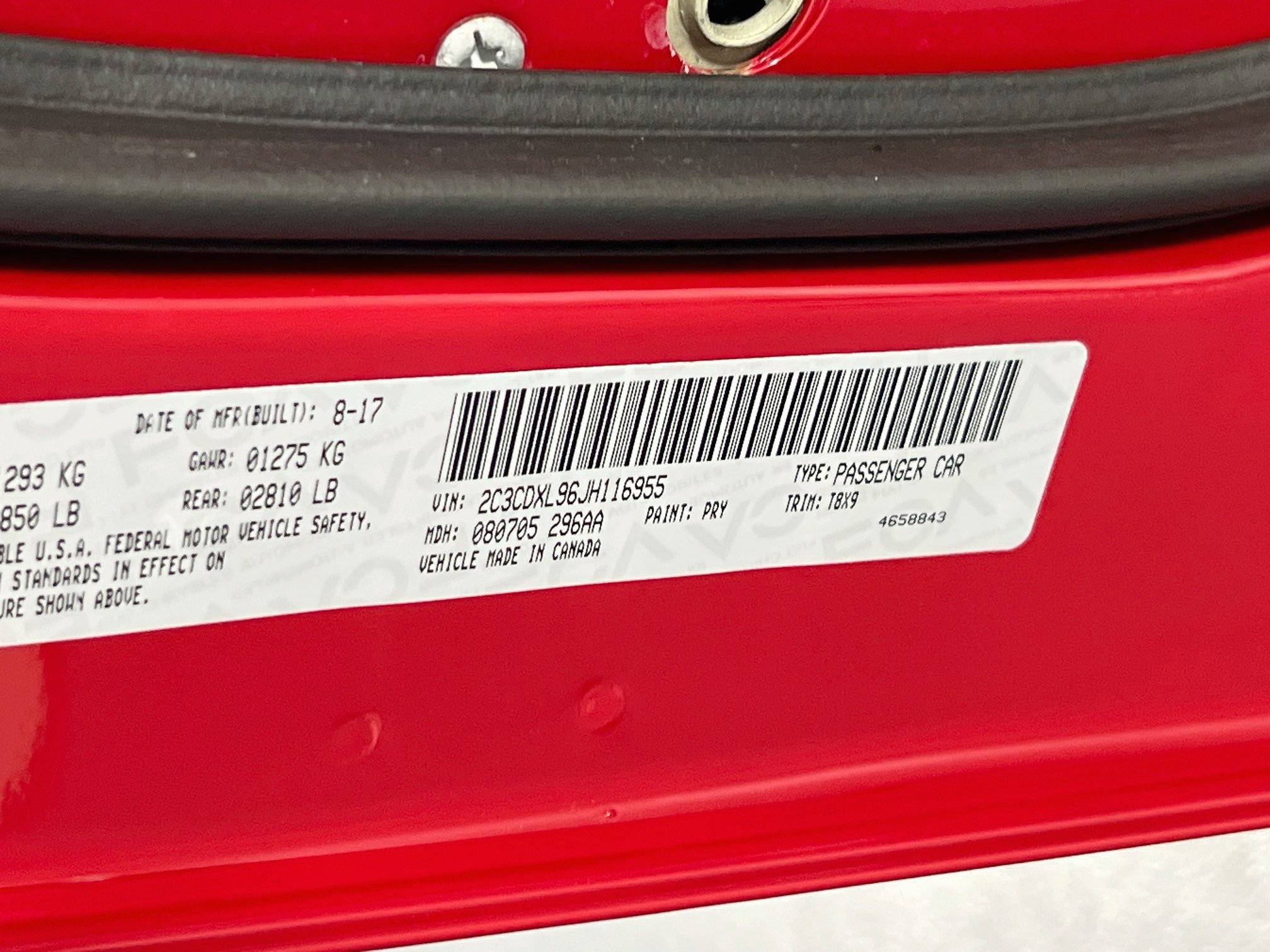 Used 2018 Dodge Charger SRT Hellcat w/ Harman/Kardon Audio Group RWD image 34