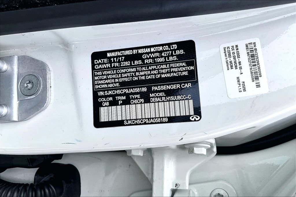 Used 2018 INFINITI QX30 Premium w/ Navigation Package FWD image 44