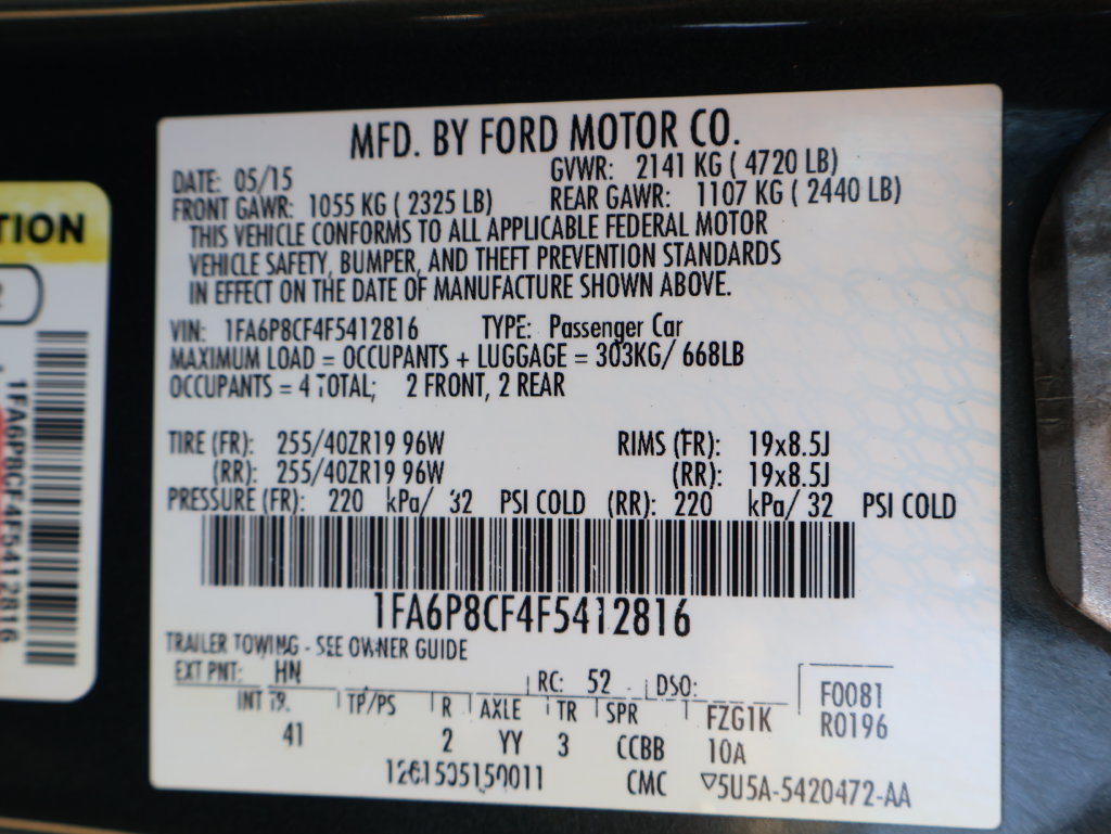 Used 2015 Ford Mustang GT Premium RWD image 36