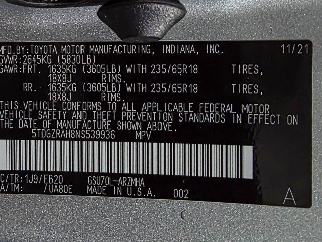 Used 2022 Toyota Highlander XLE image 43