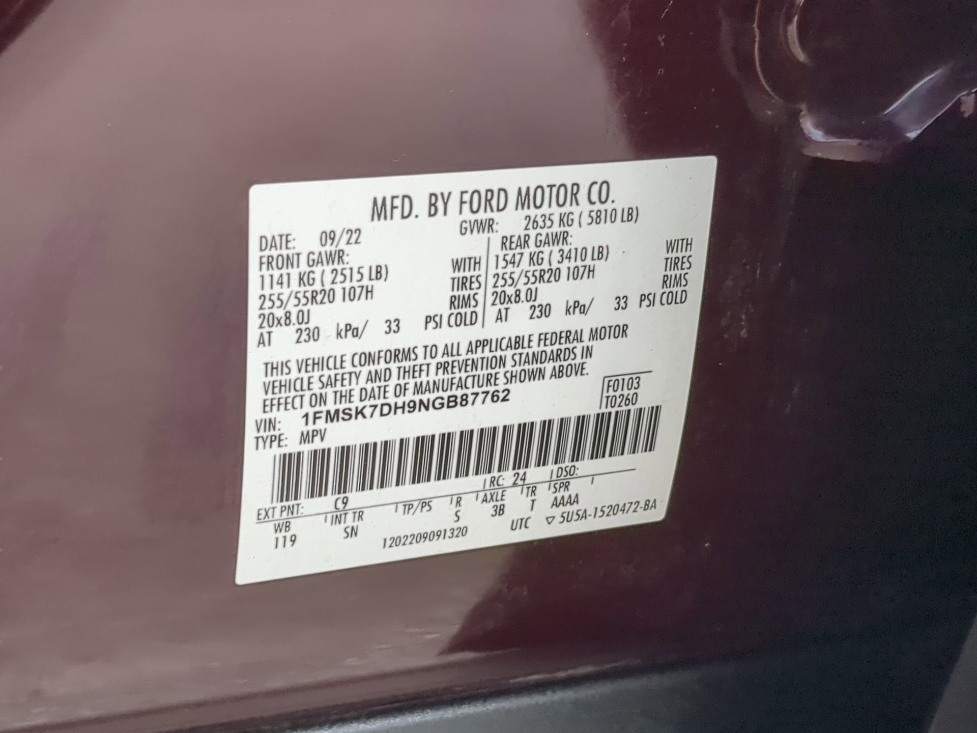 Certified 2022 Ford Explorer XLT w/ Equipment Group 202A RWD image 75