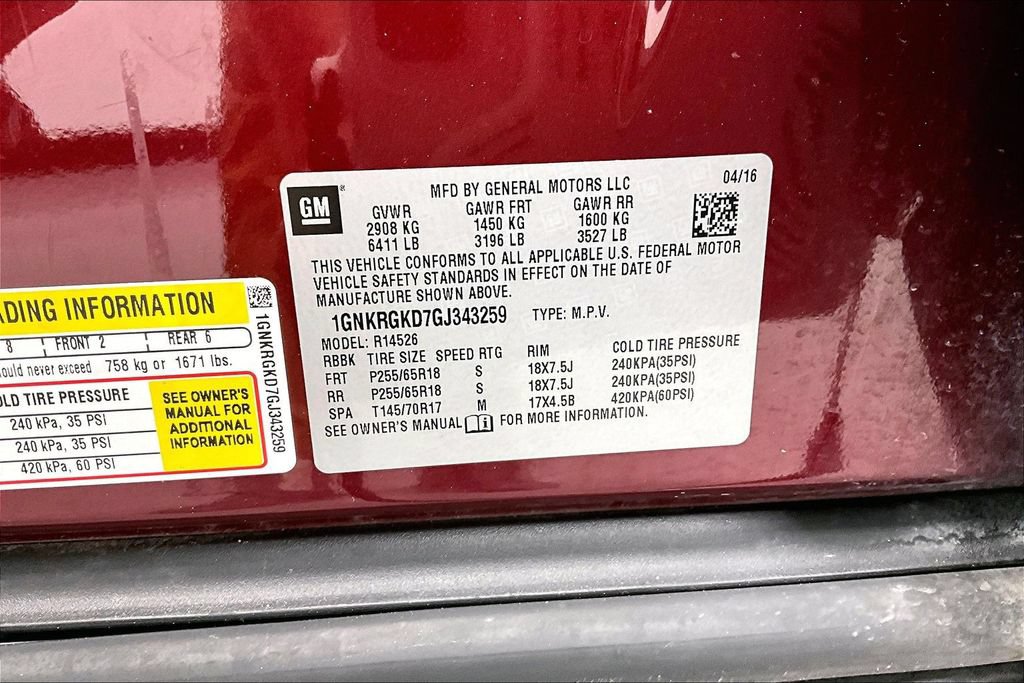 Used 2016 Chevrolet Traverse LT FWD image 39
