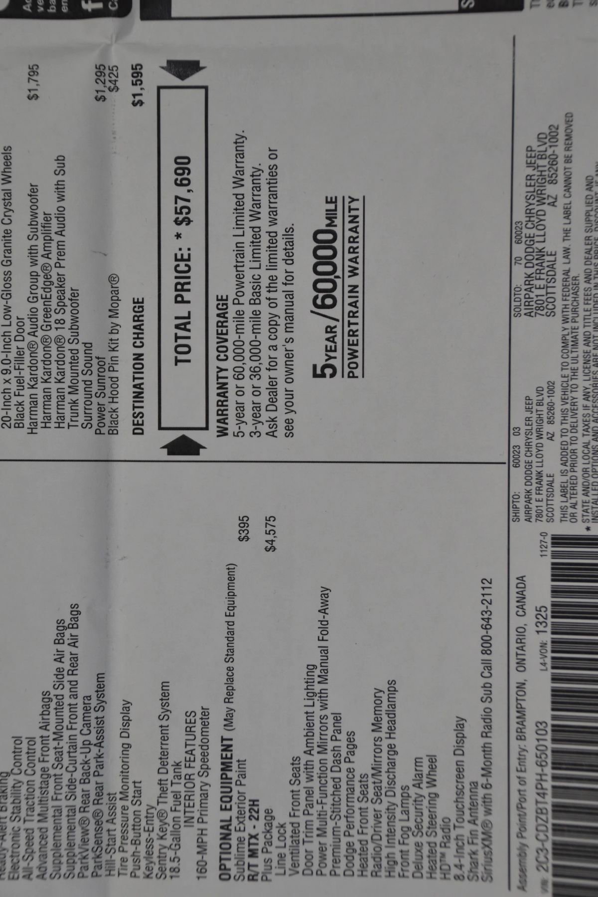 Used 2023 Dodge Challenger R/T w/ T/A Package RWD image 52