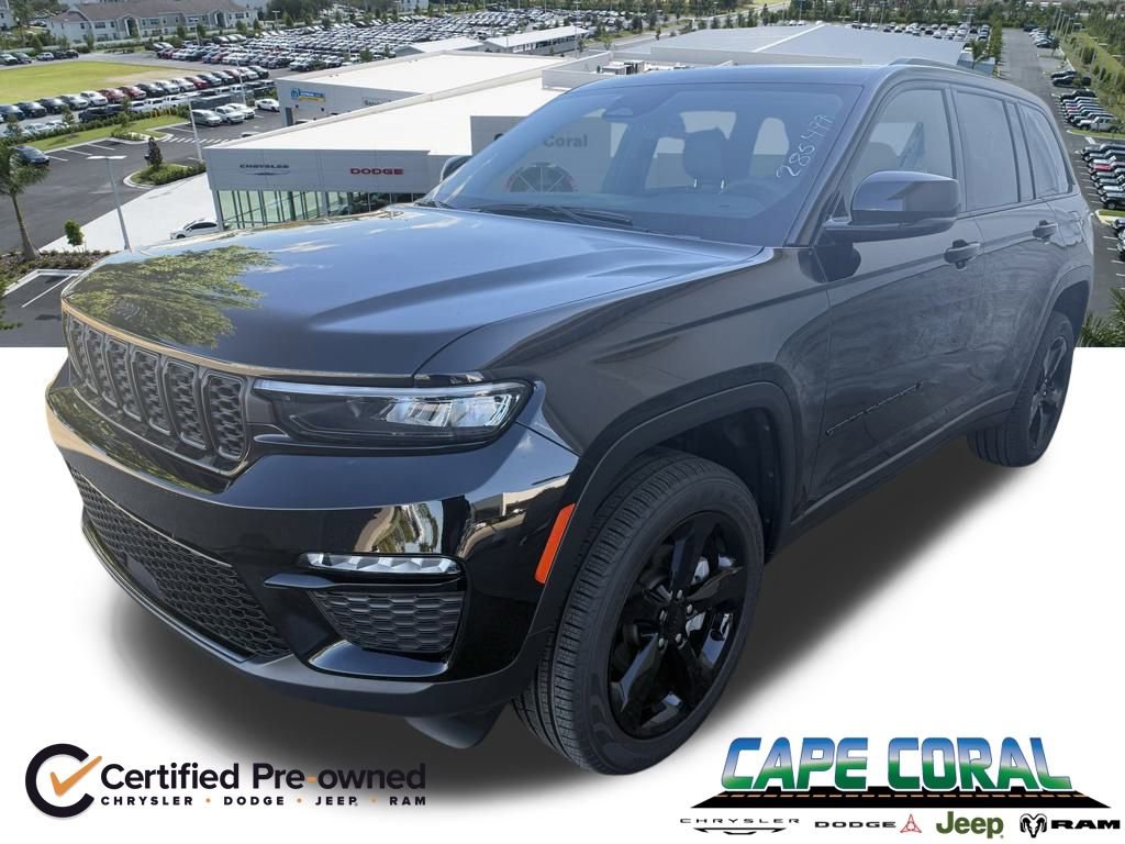 Certified 2025 Jeep Grand Cherokee Limited w/ Black Appearance Package image 1