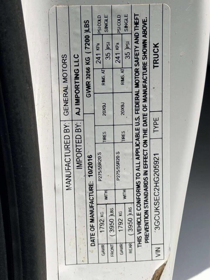 Used 2017 Chevrolet Silverado 1500 LTZ w/ Sport Package image 20