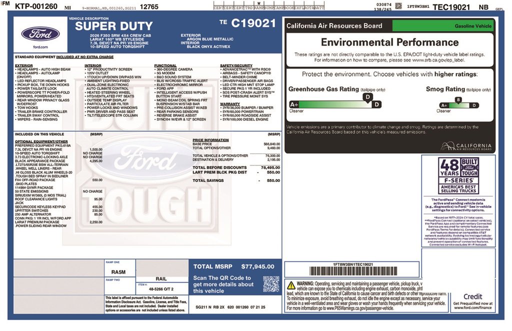 New 2026 Ford F350 Lariat image 5