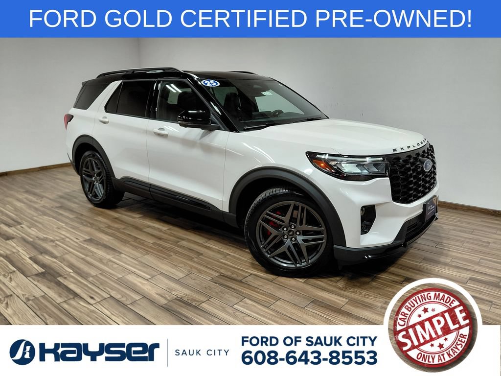 Certified 2025 Ford Explorer ST w/ Sun And Sound Package AWD/4WD image 1