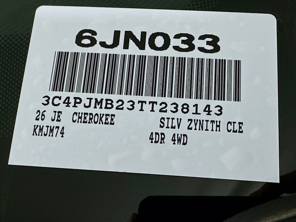 New 2026 Jeep Cherokee Limited AWD/4WD image 17