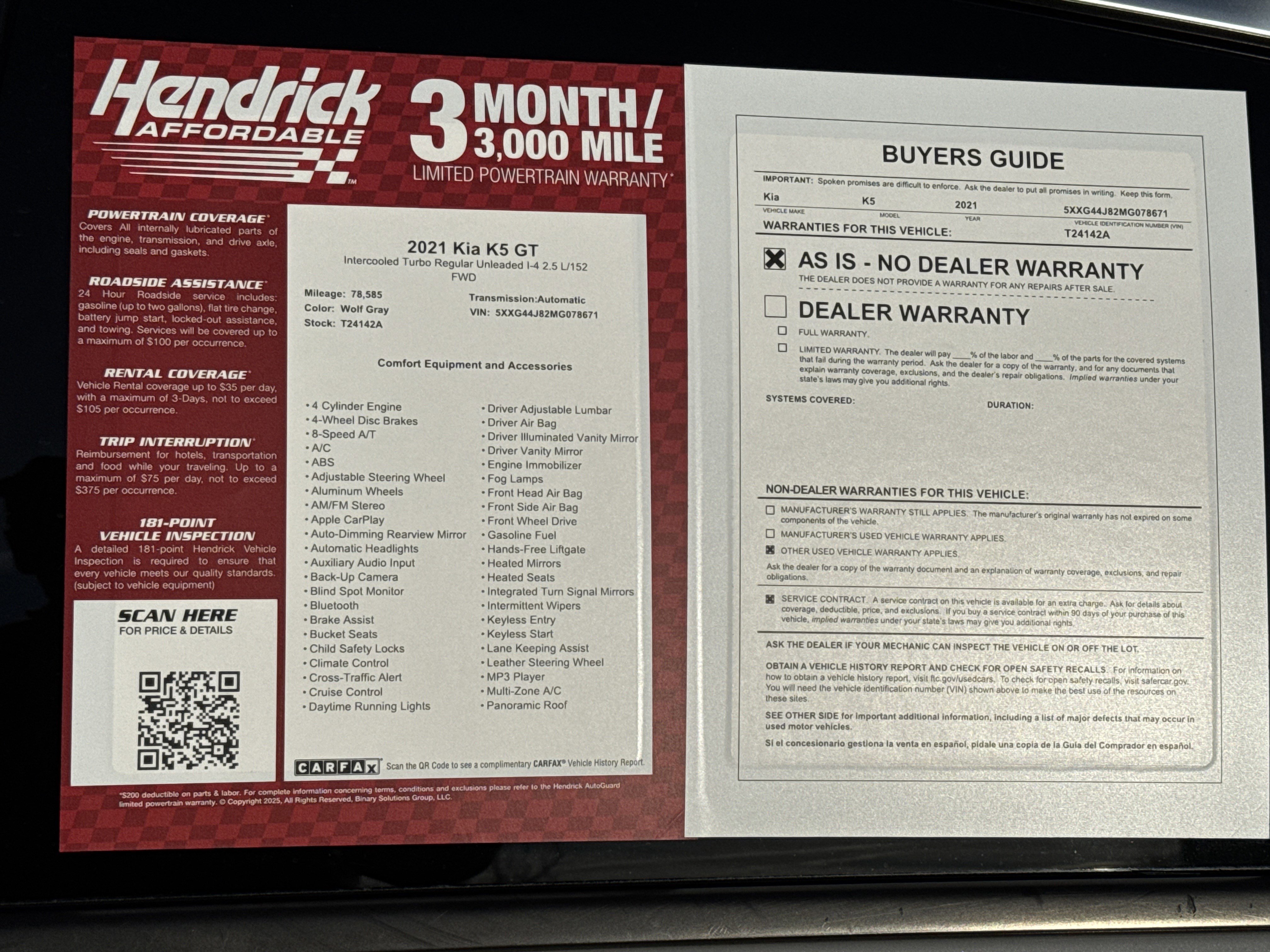 Used 2021 Kia K5 GT image 34